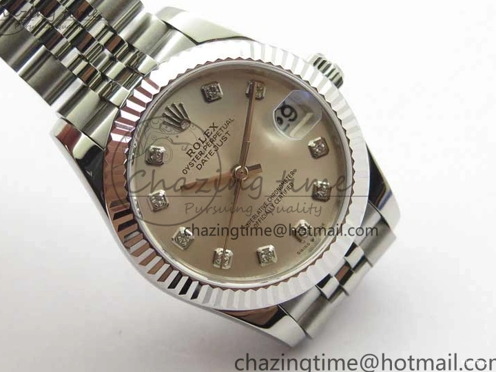 MiroTime 0513 Datejust 31mm 278271 SS BP Maker Best Edition Silver Crystal Dial on Jubilee Bracelet OnTrend 2741